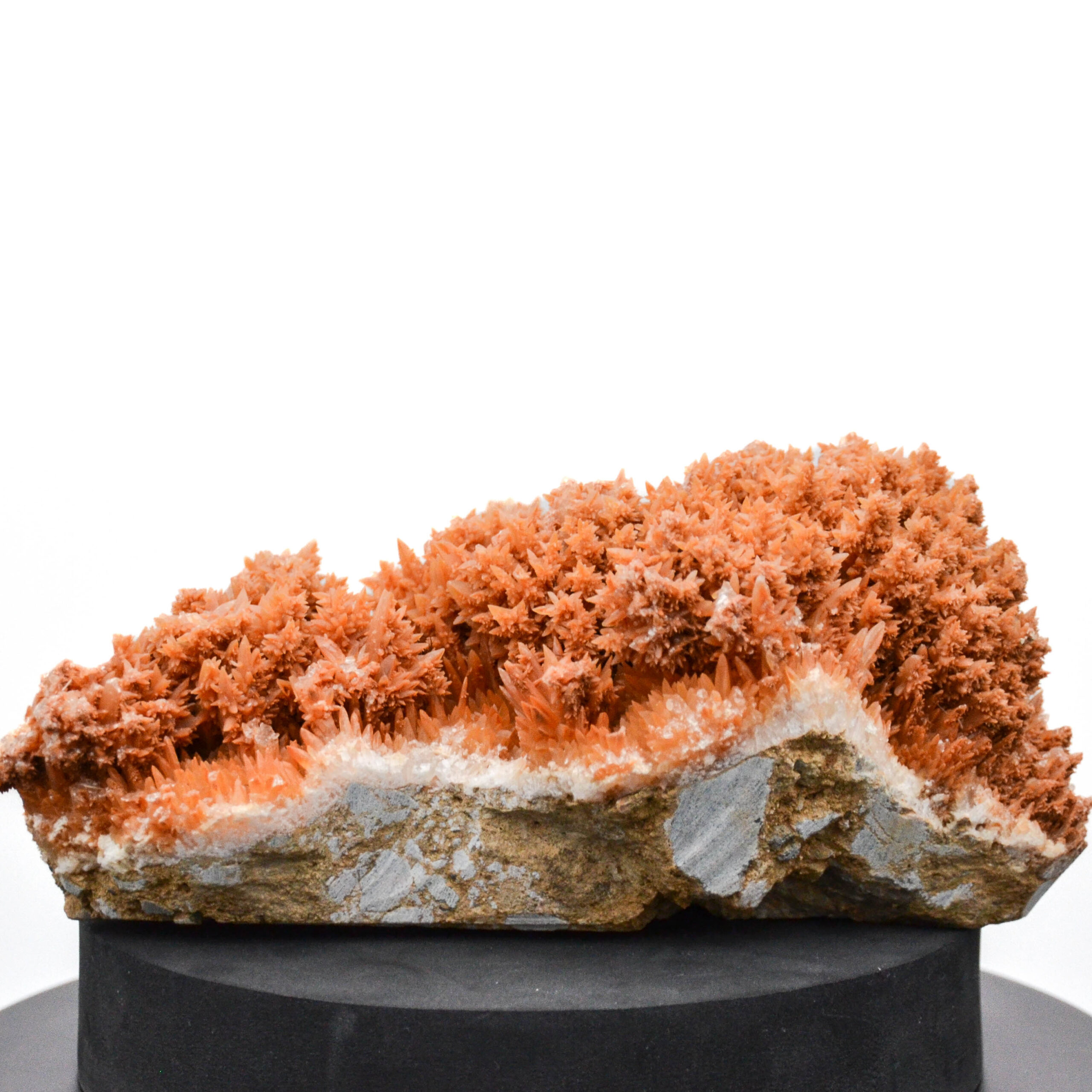 Natural Orange/Peach Calcite Mineral Specimen