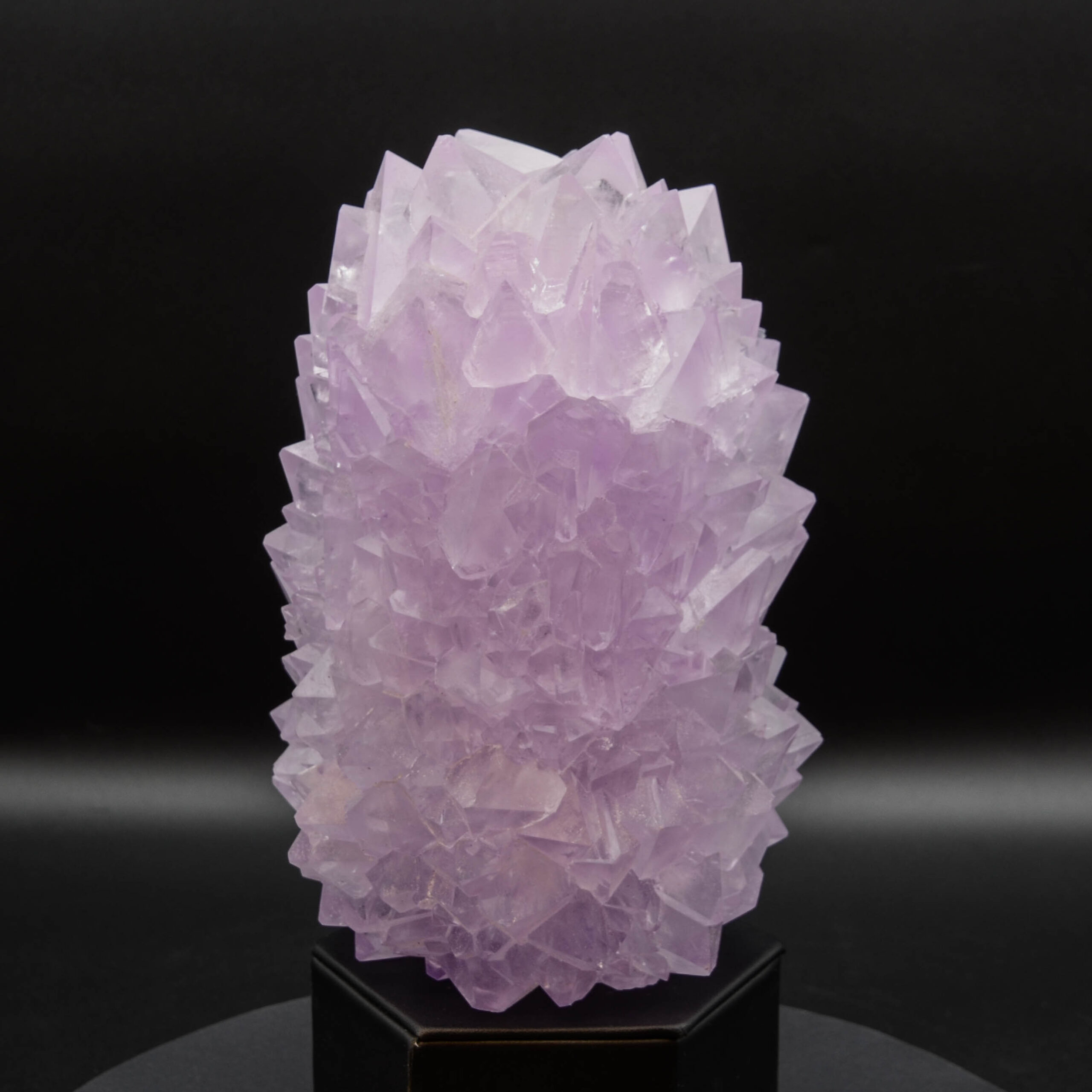 167 mm Lab-Created Alunite Crystal Lavender Purple Tower