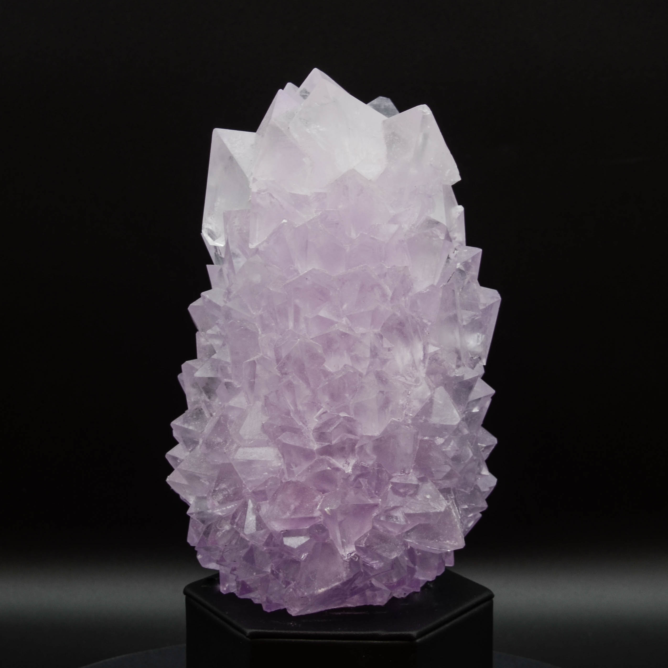 166 mm Lab-Created Alunite Crystal Lavender Purple Tower